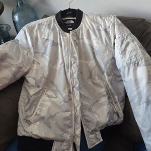 The North Face Men's Gray Bomber Jacket